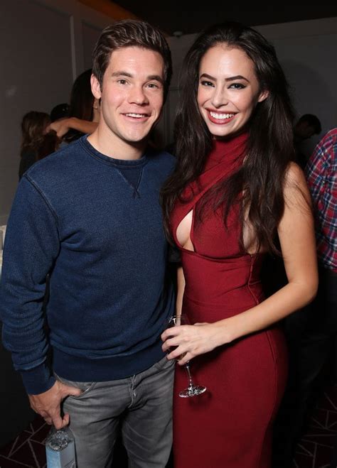 chloe bridges pretty little liars|adam devine wife.